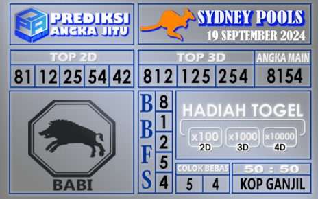 PREDIKSI SYDNEY 19 SEPTEMBER 2024