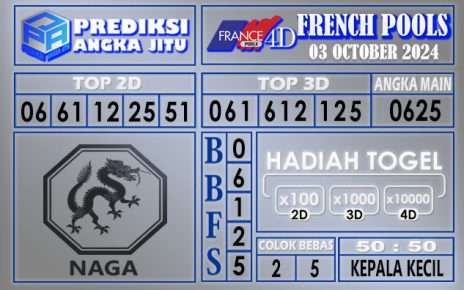 PREDIKSI FRENCH 03 OCTOBER 2024