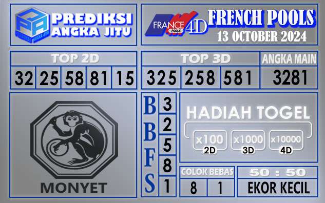 PREDIKSI FRENCH 13 OCTOBER 2024