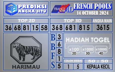 PREDIKSI FRENCH 14 OCTOBER 2024