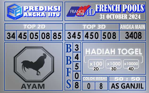 PREDIKSI FRENCH 31 OCOTBER 2024