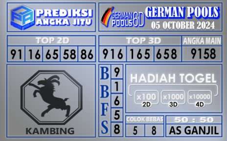 PREDIKSI GERMAN 05 OCTOBER 2024