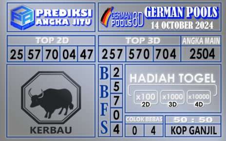 PREDIKSI GERMAN 14 OCTOBER 2024