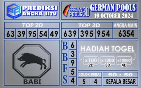 PREDIKSI GERMAN 19 OCTOBER 2024