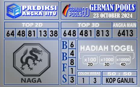 PREDIKSI GERMAN 23 OCTOBER 2024