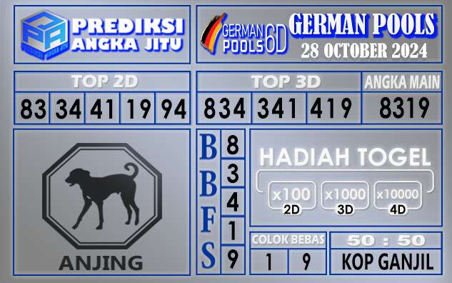 PREDIKSI GERMAN 28 OCTOBER 2024