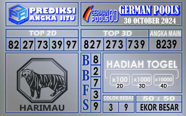 PREDIKSI GERMAN 30 OCTOBER 2024