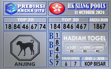 PREDIKSI HK SIANG 11 OCTOBER 2024