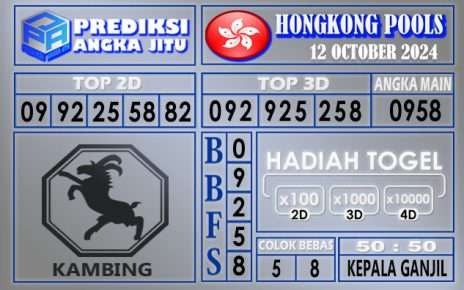 PREDIKSI HONGKONG 12 OCTOBER 2024