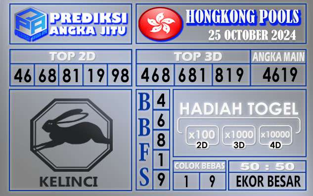 PREDIKSI HONGKONG 25 OCTOBER 2024