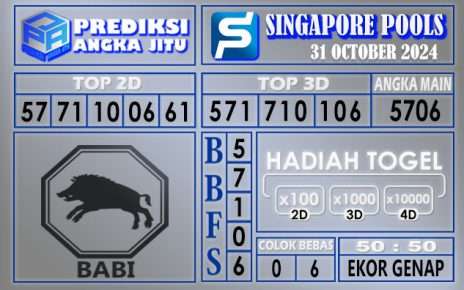 PREDIKSI SINGAPORE 31 OCOTBER 2024