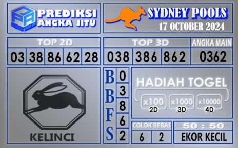 PREDIKSI SYDNEY 17 OCTOBER 2024