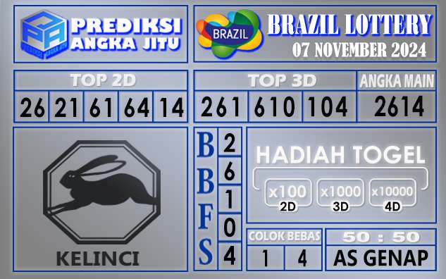 Prediksi Brazil 07 November 2024