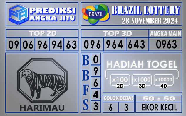 Prediksi Brazil 28 November 2024