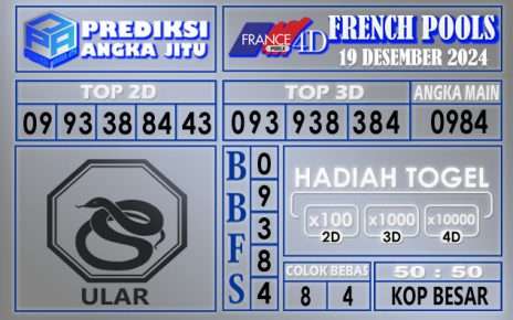 PREDIKSI FRENCH 19 DESEMBER 2024