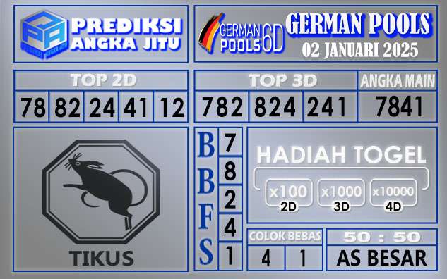 PREDIKSI GERMAN 02 JANUARI 2025