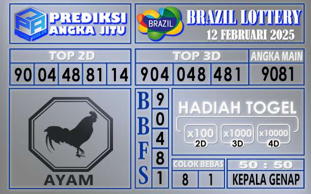 PREDIKSI BRAZIL 12 FEBRUARI 2025