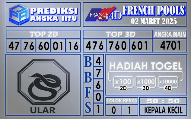 PREDIKSI FRENCH 02 MARET 2025